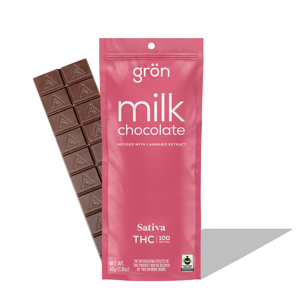 Gron Sativa Milk Chocolate 10pk 100mg