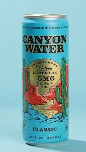 Classic Lemonade Organic Hemp Delta 9 Canyon Water