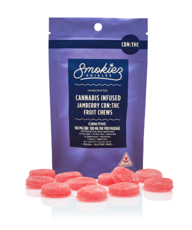 Sweet Jamberry 1:1 CBN:THC Smokiez 