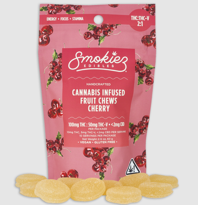 Sweet Cherry 2:1 THC:THCV Smokiez 