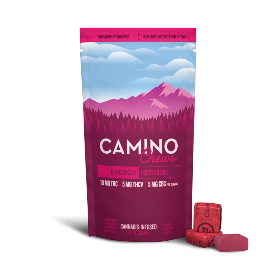 Camino Chews Forest Berry 'Energy' Gummies 10mg 10pk