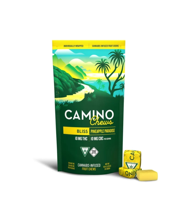 Camino Chews Pineapple Paradise 'Bliss' Gummies 10mg 10pk