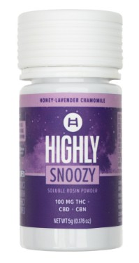 HIGHLY Snoozy - Honey Lavender Chamomile Soluble Rosin Powder 100mg