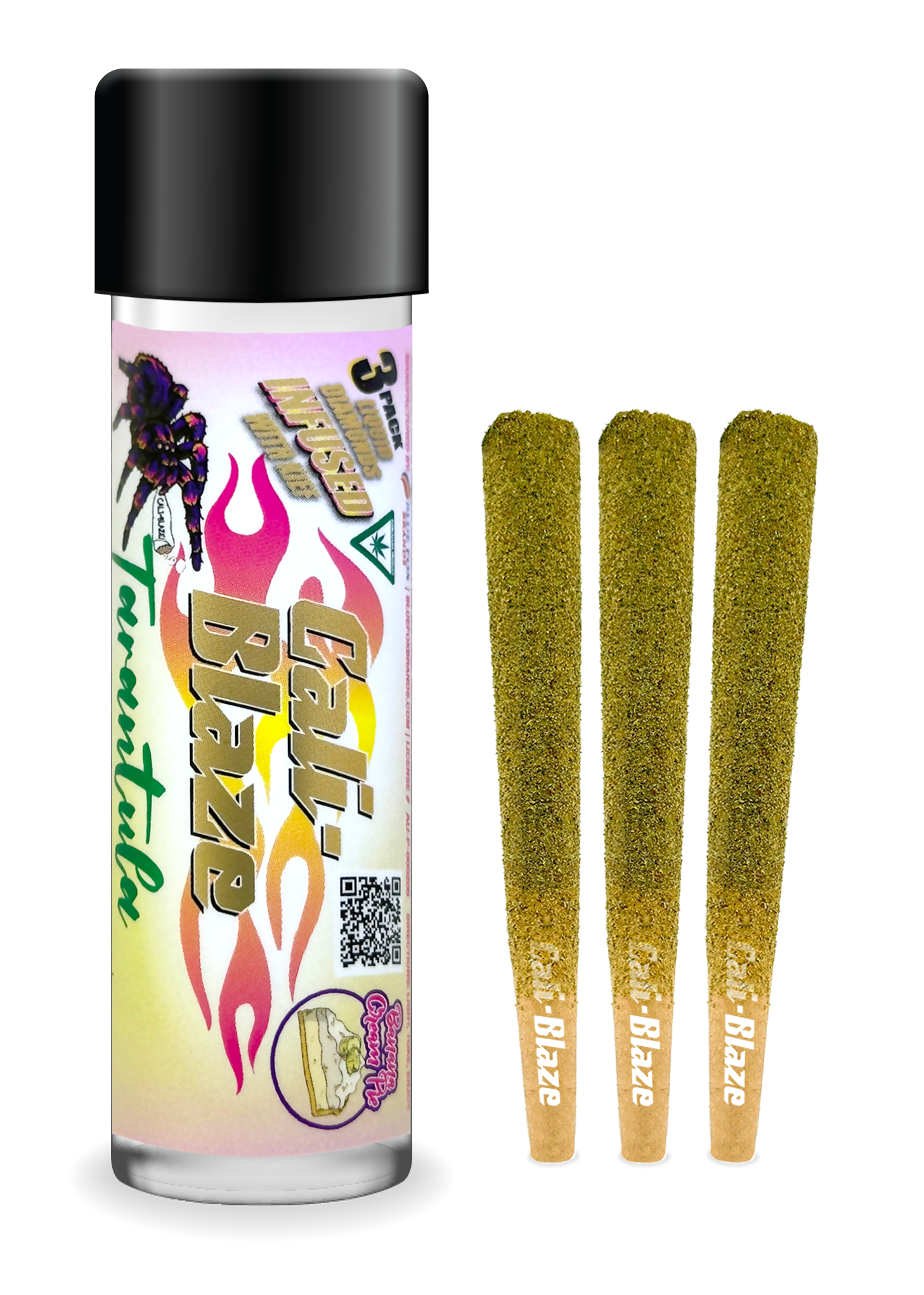 | 3 x 1g Infused Tarantulas | Banana Cream Pie Cali Blaze