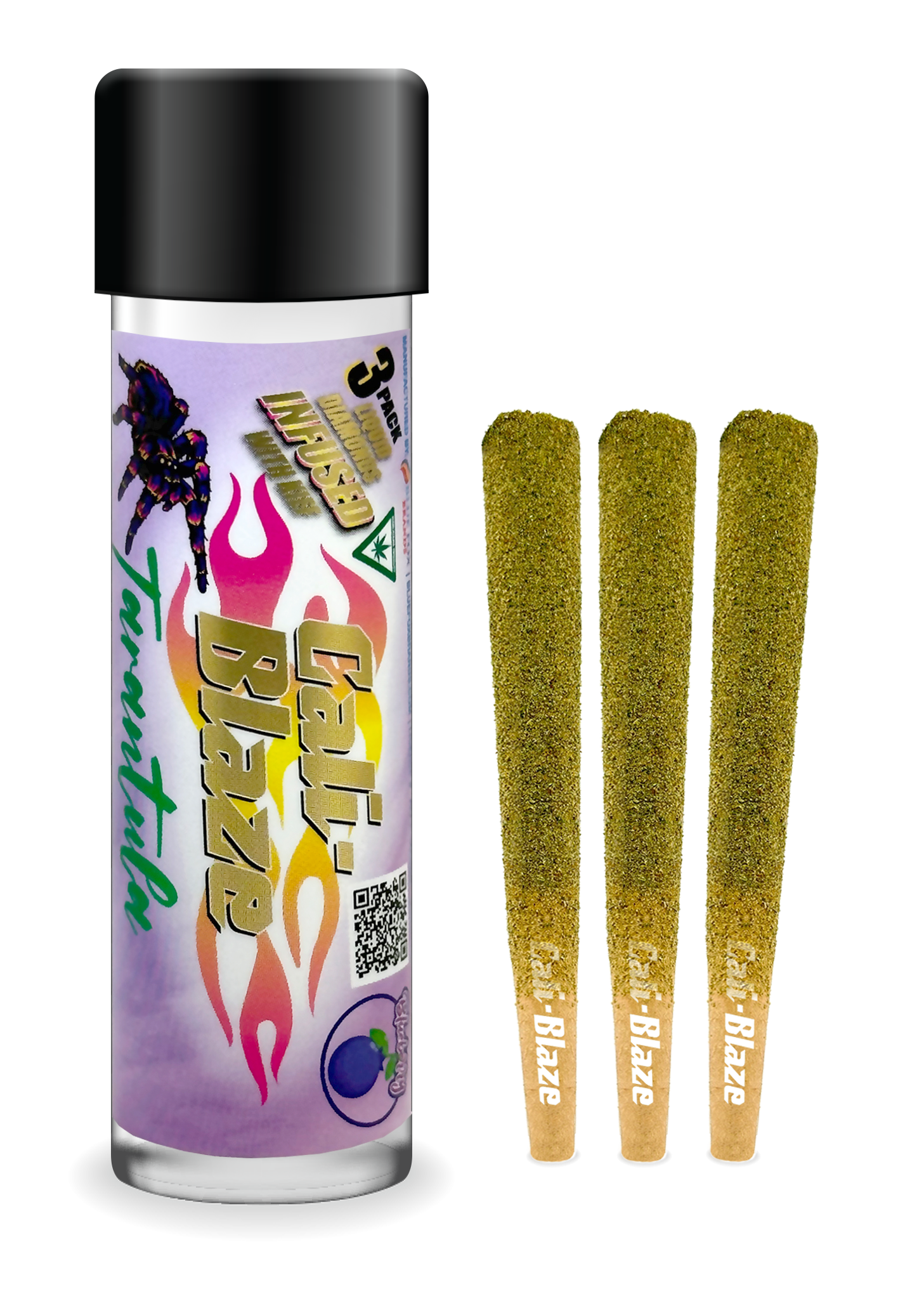 | 3 x 1g Infused Tarantulas | Blueberry Cali Blaze