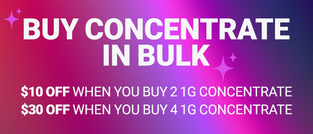 Cannabis Promo, Cannabis Sales, Cannabis Discounts, Cannabis on Sale, Bulk Concentrate Discounts