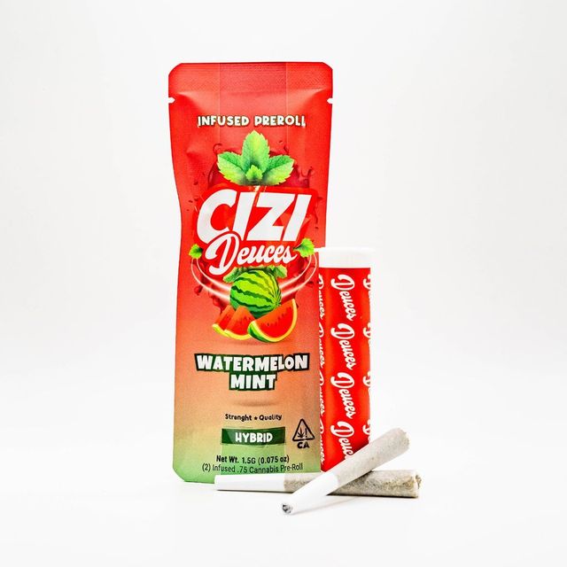 Cizi Cizi 2x0.75G Infused Pre-Roll - Watermelon Mint (H) Preroll 0.75g Cizi