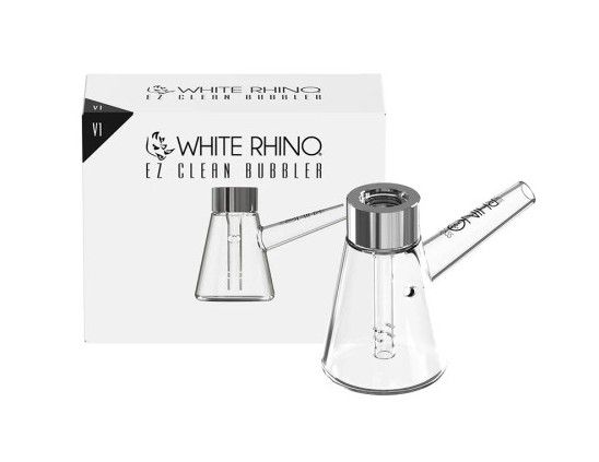 EZ Clean Bubbler V1 White Rhino