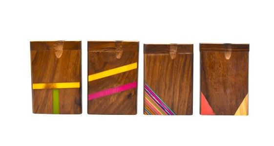 3" Mixed Design Small Wooden Dugout BUNDLE HS Wholesale
