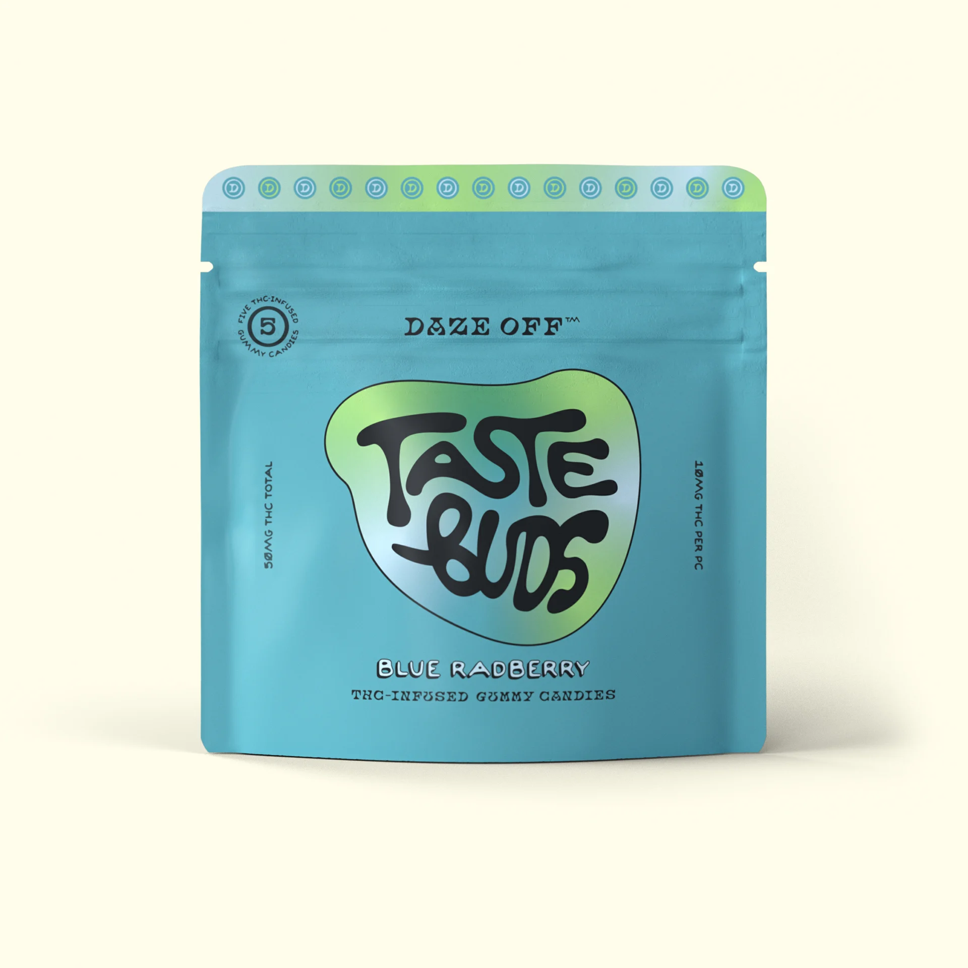 Blue Radberry Taste Buds Daze Off