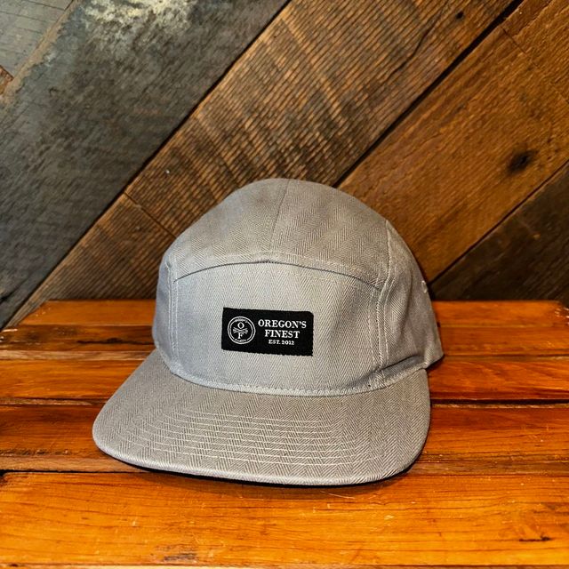 5-Panel Leather Strapback Hat Gr Oregon's Finest