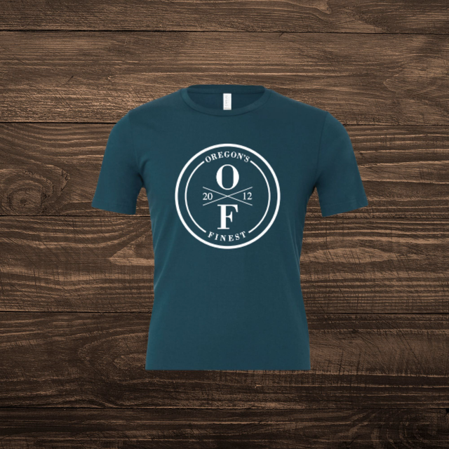 Jersey Tee Deep Teal Small Oregon's Finest