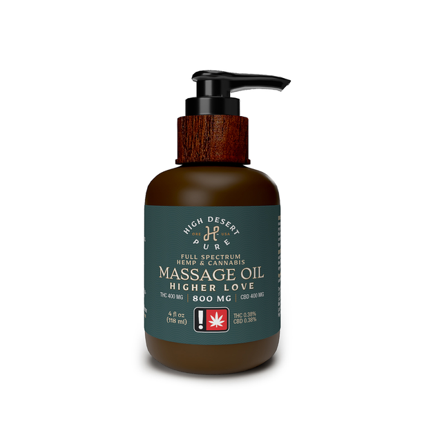 Higher Love 1:1 Massage Oil High Desert Pure