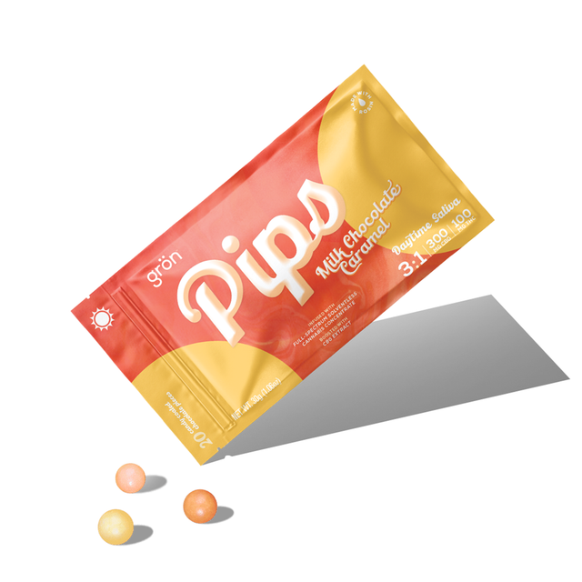 Pips | Caramel 3:1 CBG:THC Milk Grön