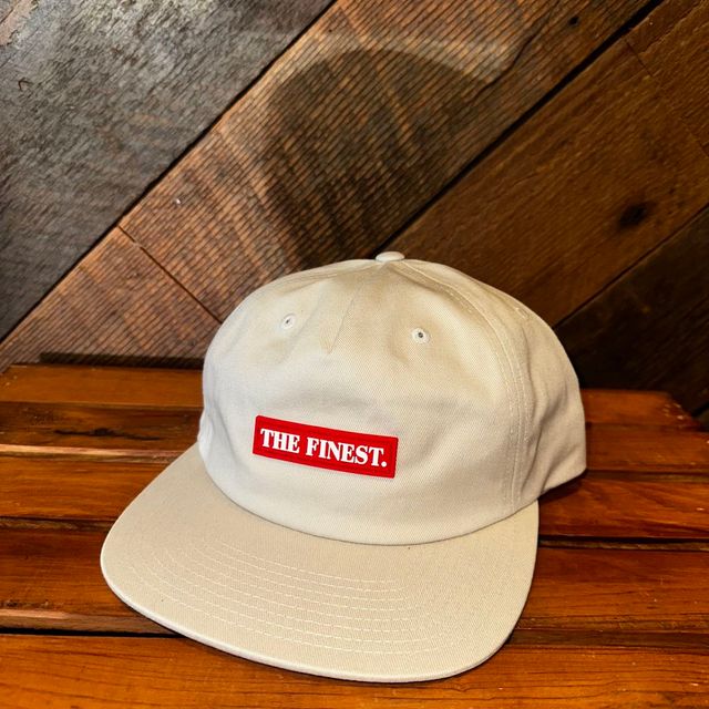 Leather Strapback Hat Birch w/ R Oregon's Finest