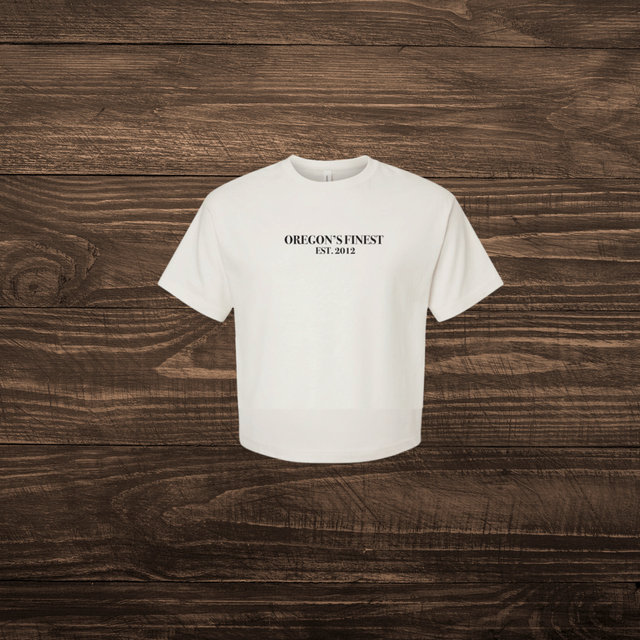 Heavyweight Tee White Large Oregon's Finest