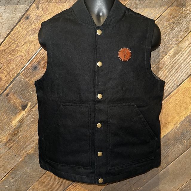 Utility Vest Black Large Oregon's Finest
