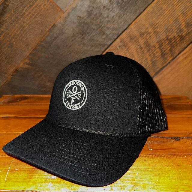 Shorebreak Trucker Hat Black/Bla Oregon's Finest