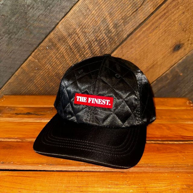 Quilted Dad Hat Black Oregon's Finest