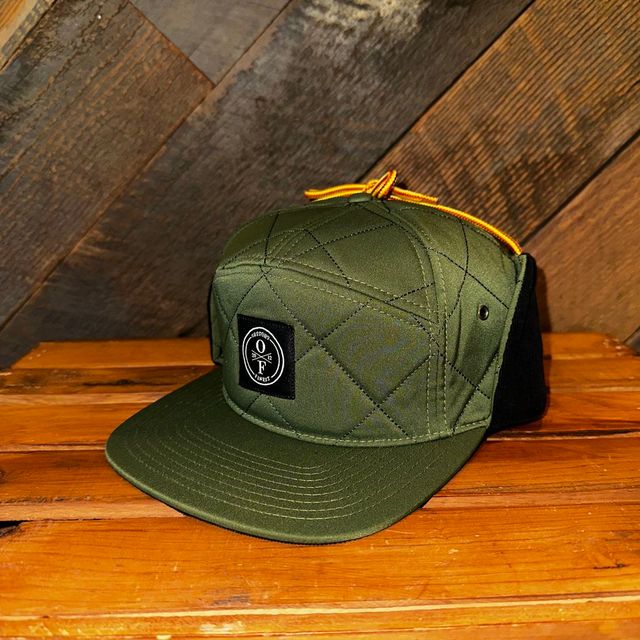 7-Panel Trapper Hat Loden/Black Oregon's Finest