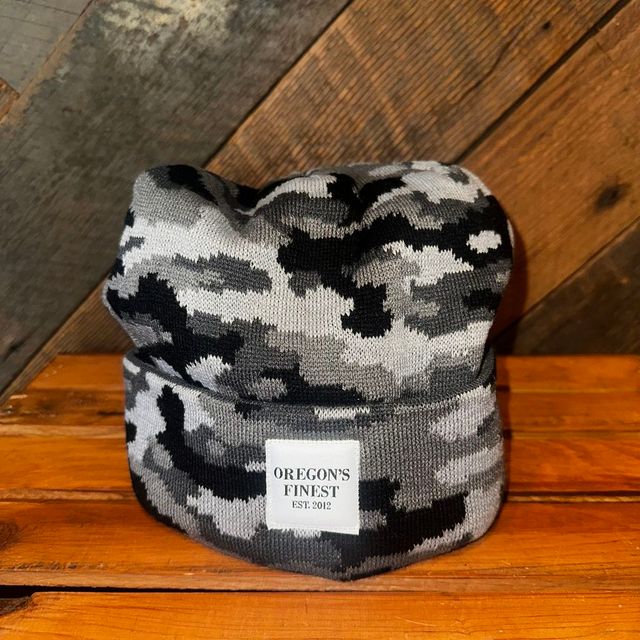 Fatigue Beanie Smoke Oregon's Finest