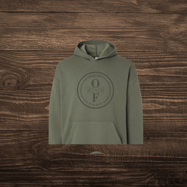 Fleece Hoodie Lieutenant Large Oregon's Finest