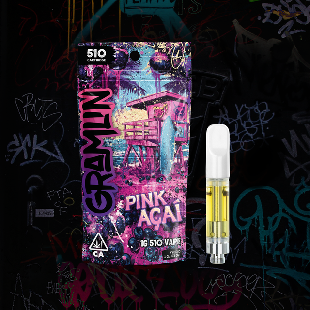 Pink Acai 1g 510 Cart Gramlin