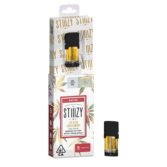 Vape Cartridge - Liquid Diamonds - Green Crack  STIIIZY