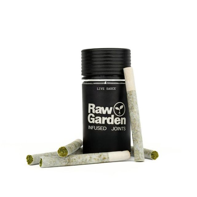Raspberry Haze - Sauce Infused Joints 5pk Raw Garden