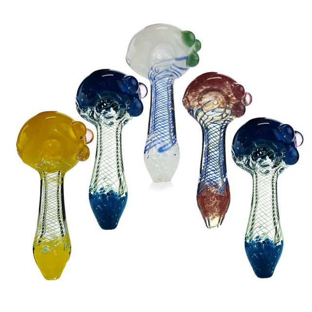 Color Frit Hand Pipe LA Wholesale Kings