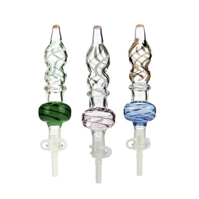 Glass Straw with Ceramic Tip LA Wholesale Kings