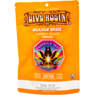 Orange Orbit 10 Pack Gummies Emerald Sky