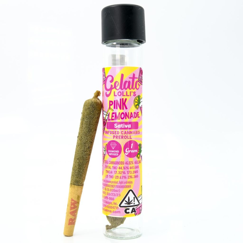 Gelato — Pink Lemonade Lollis