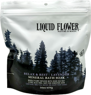 Relax Lavender Mineral Bath Liquid Flower