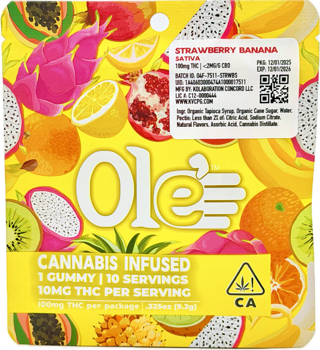Ole' 4 Fingers — Strawberry Banana
