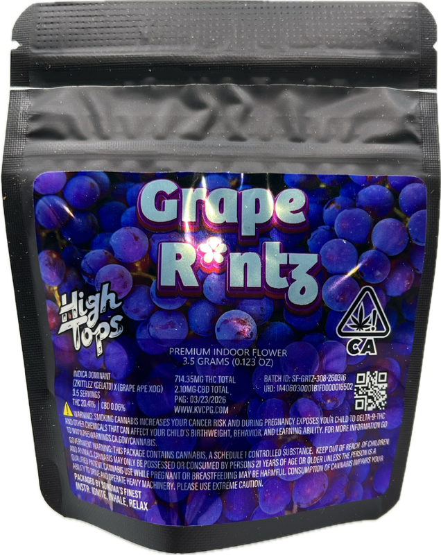 High Tops — Grape Rntz Smalls