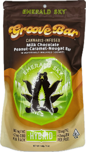 Emerald Sky — Hybrid Milk Peanut Caramel Nougat Bites - 10mg, 10 pack
