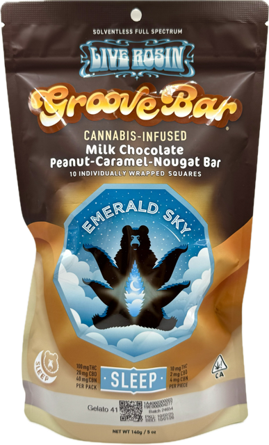 Emerald Sky — Sleep Milk Peanut Caramel Nougat Bites