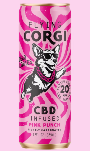 Pink Punch CBD Flying Corgi
