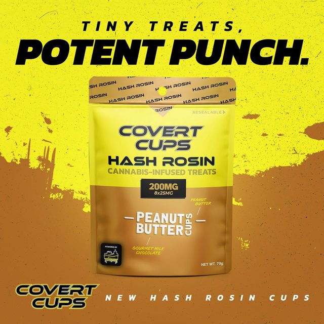 Rosin Peanut Butter Cups Covert Cups
