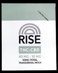 CBD:THC 40mg:10mg Transdermal Rise