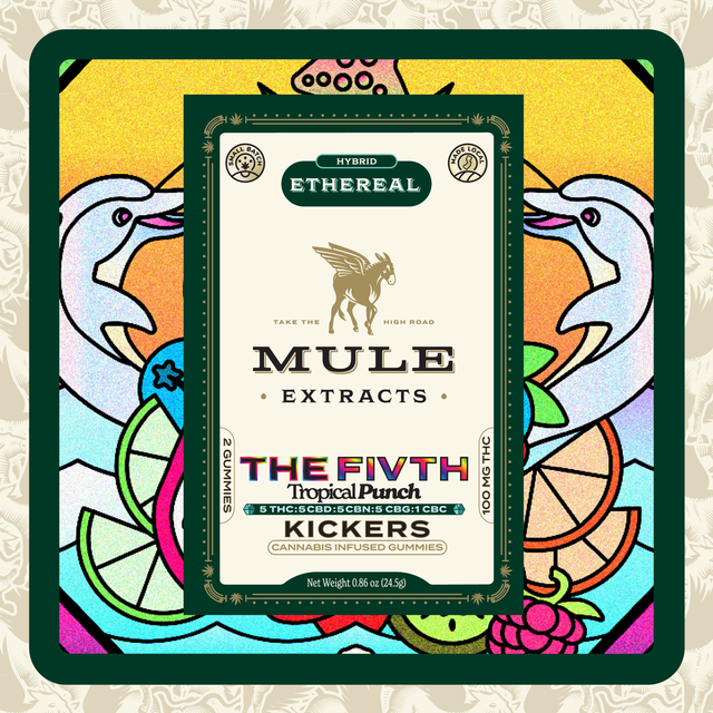 Tropical Punch (the FIVTH) 5:5:5:5:5:1 THC:CBD:CBN Mule Extracts