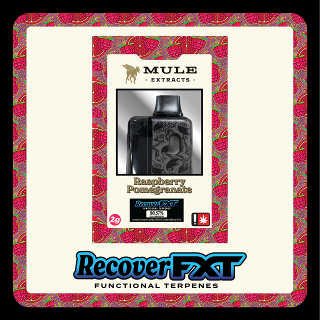 Raspberry Pomegranate Recover FXT Dank Tank Mule Extracts