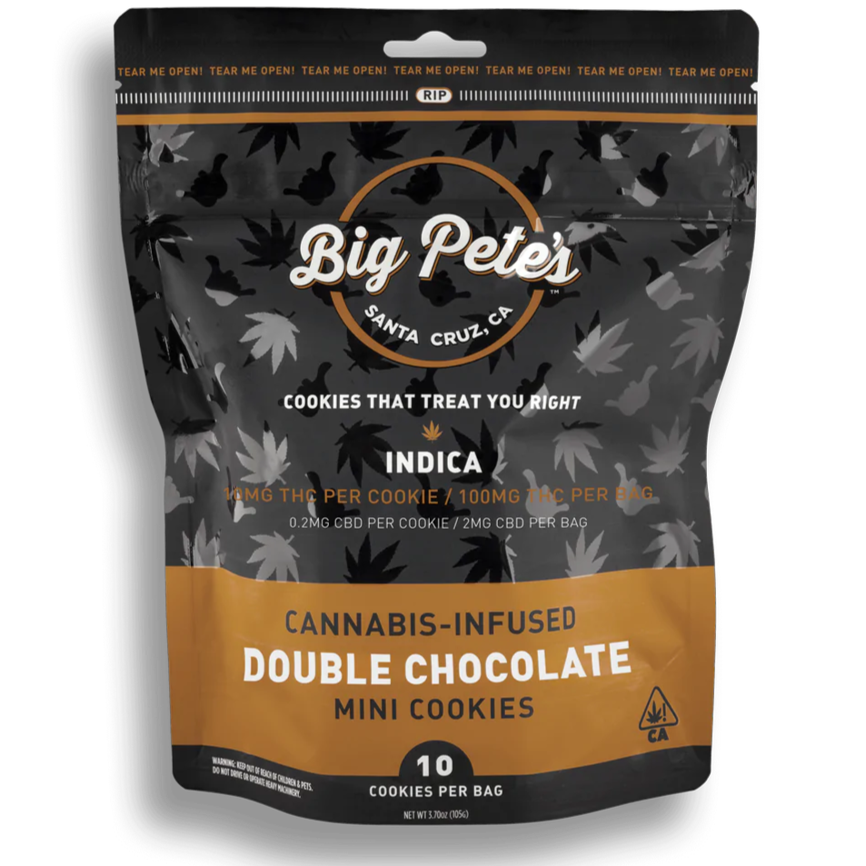Big Pete's — Double Chip Indica Cookies - 100mg, 10 pack