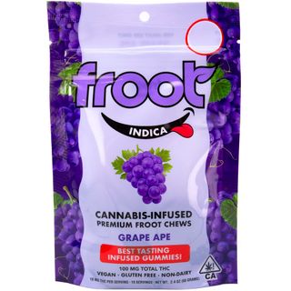 Grape Ape 10 Pack Gummies Froot