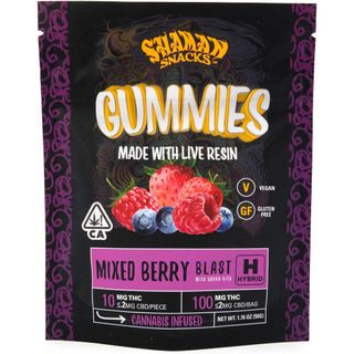 Mixed Berry Blast 10 Pack Gummies Shaman Snacks