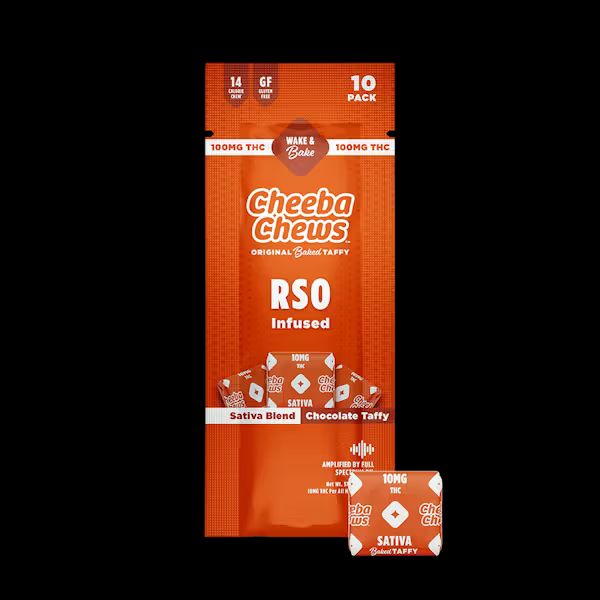 Sativa | RSO Taffy Cheeba Chews Sativa | RSO Taffy Cheeba Chews