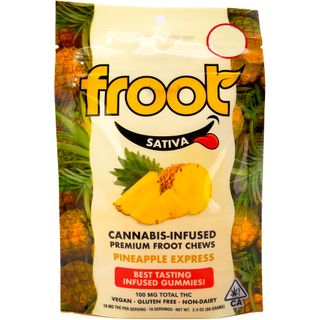 Pineapple Express 10 Pack Gummies Froot