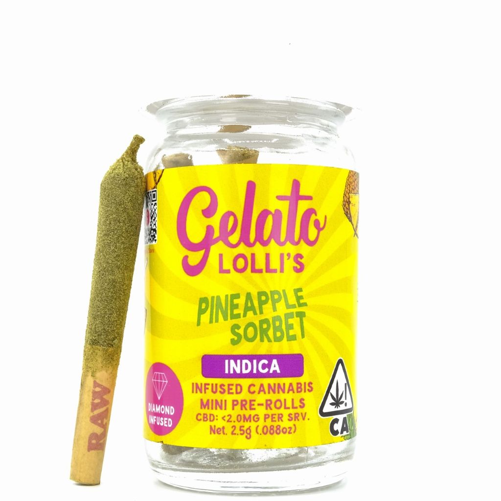 Gelato — Pineapple Sorbet Lollis