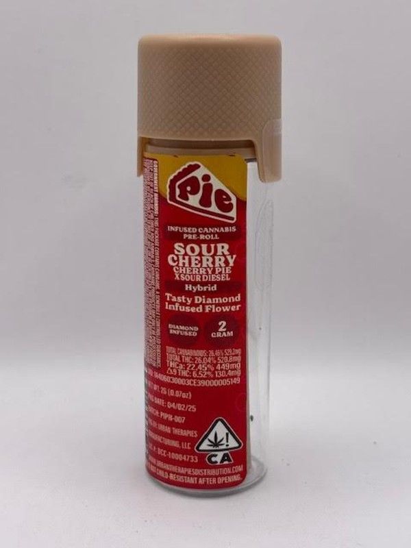 Sour Cherry Diamonds Infused Pre-Roll Pie
